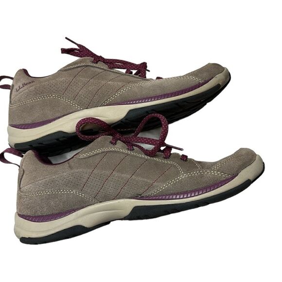 L.L.Bean Women’s Brown Suede Leather Lightweight Casual Lace-Up Shoes. Size 9. - Picture 5 of 12